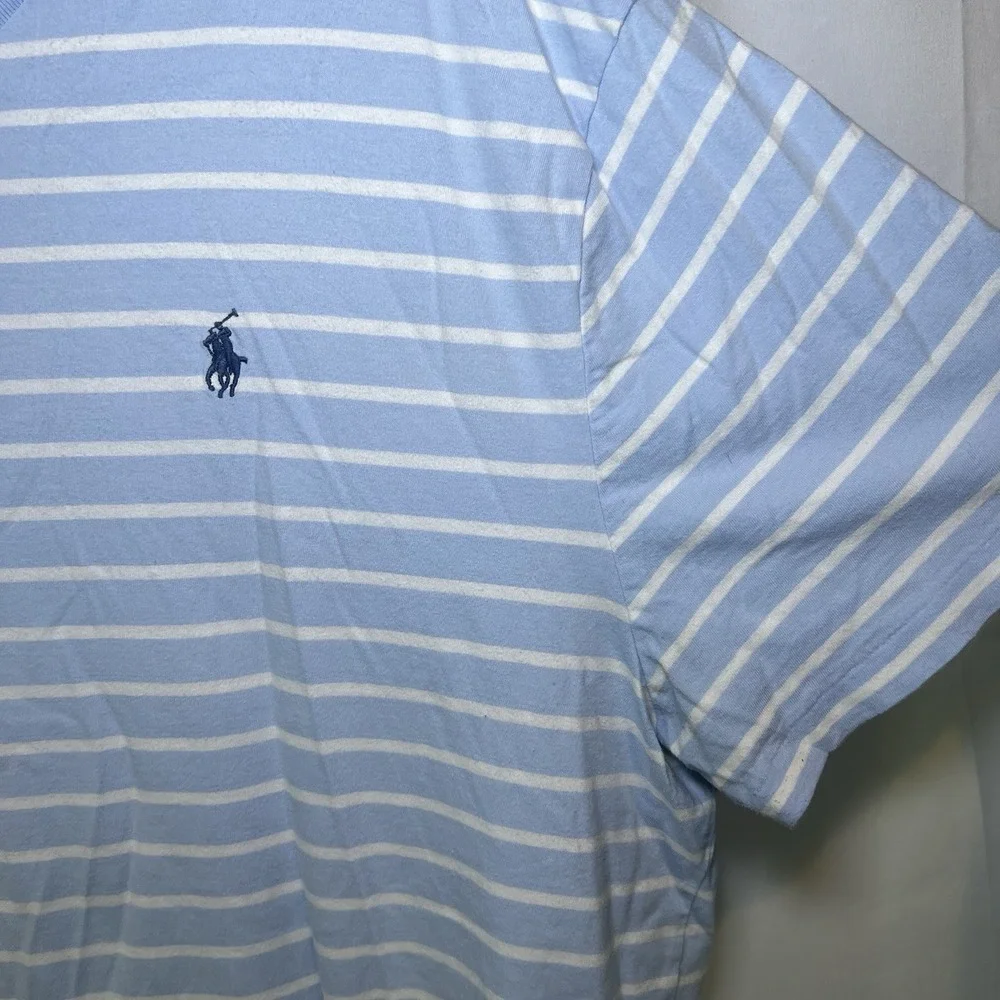 Polo Ralph Lauren Men's Tee Shirt XL Striped Short-Sleeve T-Shirt Casual